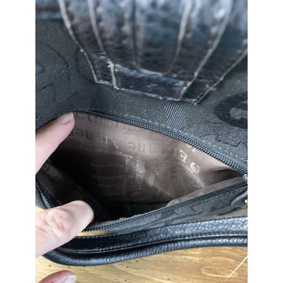 Etienne Aigner Women's Zip Shoulder Handbag Brown Soft Genuine Leather - Picture 9 of 16